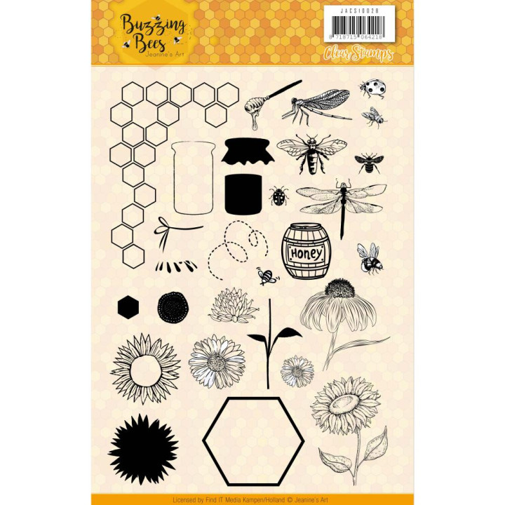Штамп Find It Trading Jeanine's Art Buzzing Bees