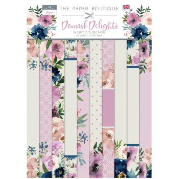 Набір паперу The Paper Boutique Insert Collection A4 Damask Delights 40/Pkg