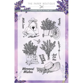 Штампи The Paper Boutique Lavender Fields