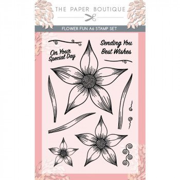 Штампи The Paper Boutique Flower Fun