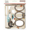 Висічки Simple Stories Simple Vintage Ancestry Layered Chipboard Frames Die-Cuts, 6/Pkg
