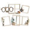 Висічки Simple Stories Simple Vintage Ancestry Layered Chipboard Frames Die-Cuts, 6/Pkg