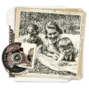 Висічки Simple Stories Simple Vintage Ancestry Layered Chipboard Frames Die-Cuts, 6/Pkg