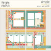 Набір паперу 30*30см Simple Stories Page Kit Happy Together