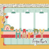 Набір паперу 30*30см Simple Stories Page Kit Happy Together