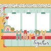 Набір паперу 30*30см Simple Stories Page Kit Happy Together