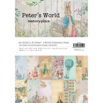 Набір паперу Memory Place Paper Pack A4 Peter's World 12/Pkg