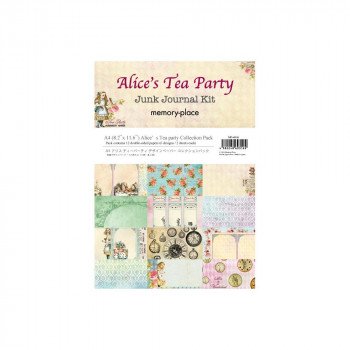 Набір паперу Memory Place Paper Pack A4 Alice's Tea Party 12/Pkg