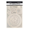  Молд Stamperia Silicon Mould A5 Clocks & Stars, Sir Vagabond