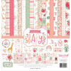 Набір паперу 30*30см Echo Park Welcome Baby Girl 12/Pkg