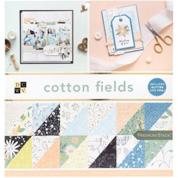 Набір паперу 30*30см DCWV Cotton Fields 36/Pkg