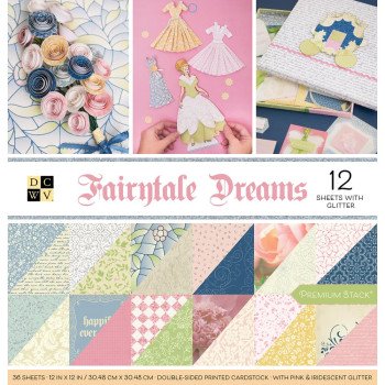 Набір паперу 30*30см DCWV Fairytale 36/Pkg