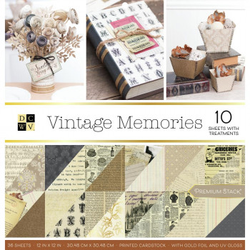Набір паперу 30*30см DCWV Vintage Memories 36/Pkg
