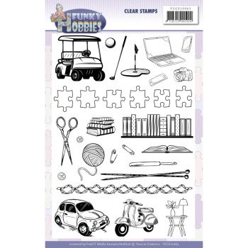 Штамп Find It Trading Yvonne Creations Funky Hobbies