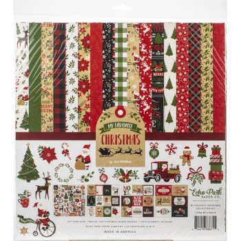 Набір паперу 30*30см Echo Park My Favorite Christmas