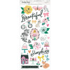 Наліпки American Crafts Maggie Holmes Garden Party Cardstock Stickers Elements 61/Pkg