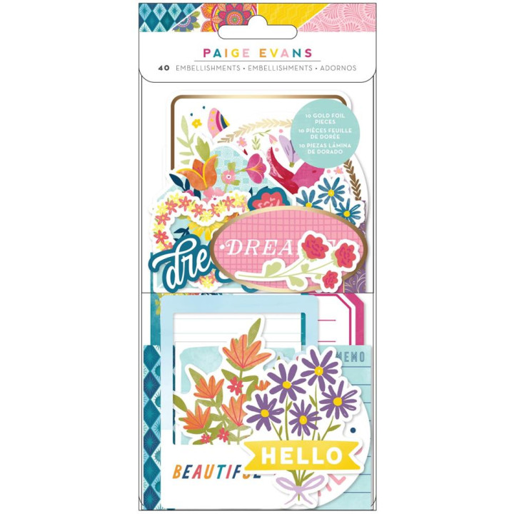 Висічки American Crafts Icons Paige Evans Wonders 40/Pkg