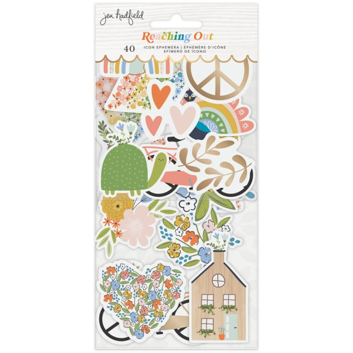 Висічки American Crafts Icons Jen Hadfield Reaching Out 40/Pkg