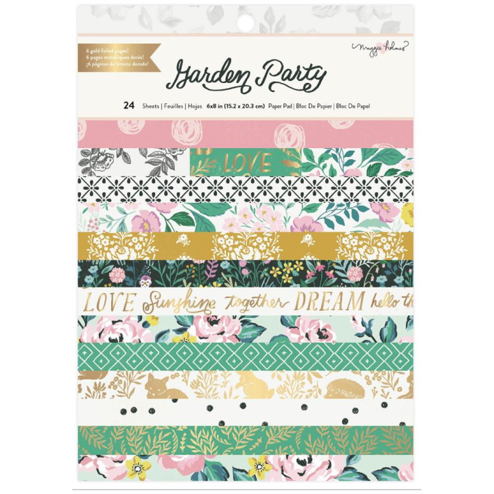 Набір паперу 15*20см American Crafts Maggie Holmes Garden Party 24/Pkg