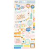 Наліпки American Crafts Obed Marshall Buenos Dias Cardstock Stickers Elements 83/Pkg