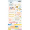 Наліпки American Crafts Obed Marshall Buenos Dias Cardstock Stickers Elements 83/Pkg