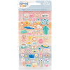 Наліпки Puffy American Crafts Obed Marshall Buenos Dias Mini 53/Pkg