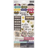 Наліпки American Crafts Vicki Boutin Storyteller Cardstock Stickers Elements 93/Pkg