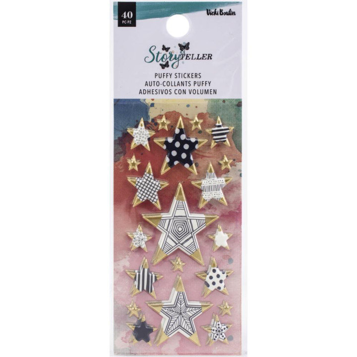 НаліпкиPuffy American Crafts Vicki Boutin Storytelle 40/Pkg