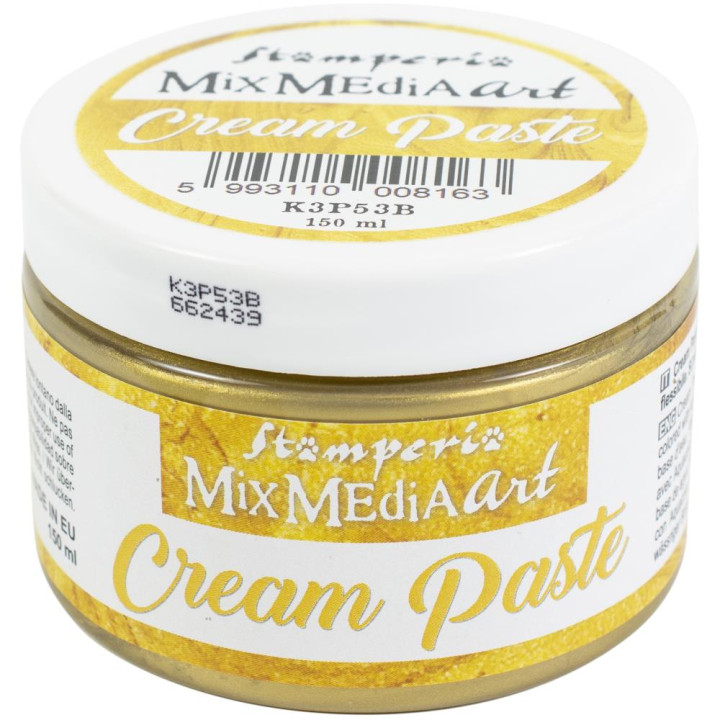 Паста для моделювання Stamperia Metallic Cream Paste Gold 150мл