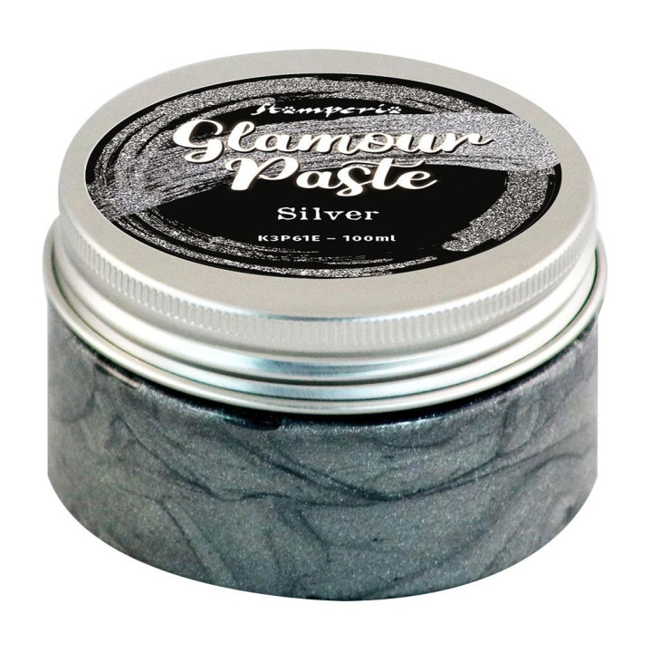 Паста для моделювання Stamperia Glamour  Paste Silver 100мл