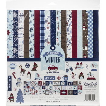 Набір паперу 30*30см Echo Park My Favorite Winter