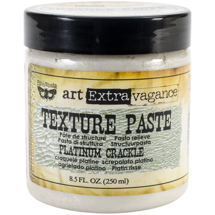 Текстурна паста Prima Finnabair Art Extravagance Texture Paste Platinum Crackle 250мл