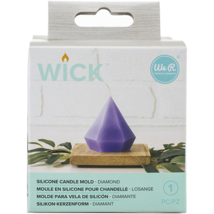 Молд We R  Memory Keepers Wick Candle Mold Diamond