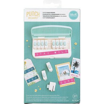 Дирокол We R Memory Keepers Word Punch Board 26/Pkg