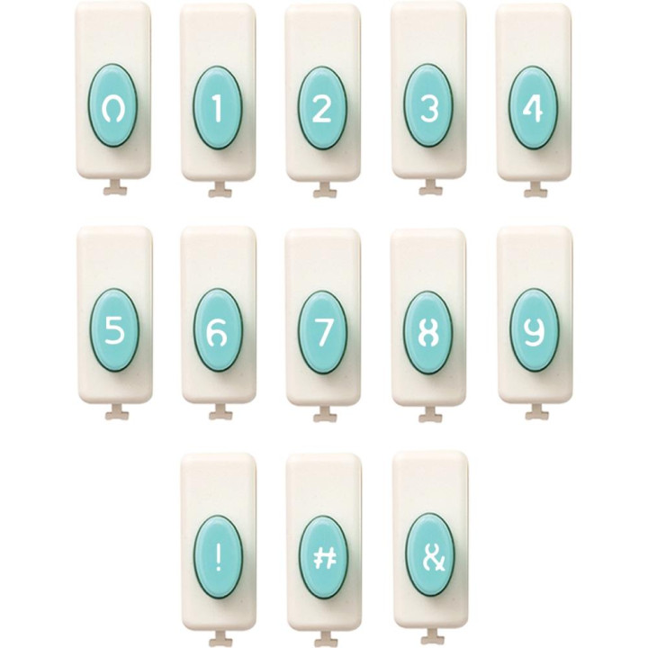  Дирокол We R Memory Keepers Numbers & Symbols Punch Set 13/Pkg