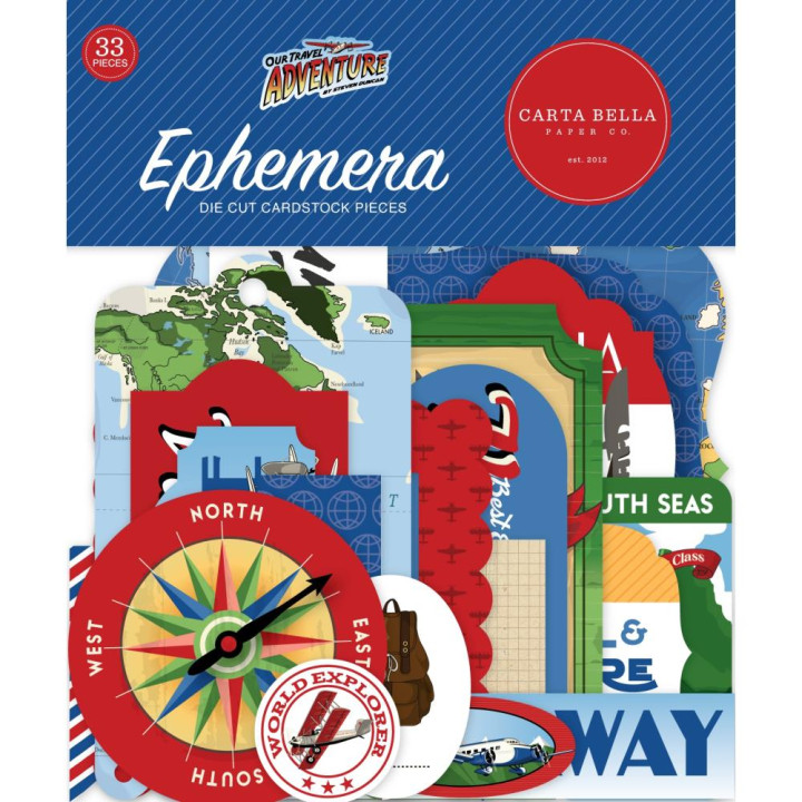 Висічки Carta Bella Icons Our Travel Adventure 33/Pkg