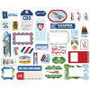 Висічки Carta Bella Frames & Tags Our Travel Adventure 33/Pkg