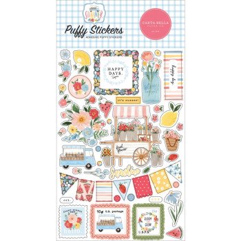 Наліпки Puffy Carta Bella Summer  10*15см