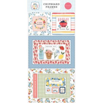  Наліпки з чіпборду Carta Bella Summer Frames 15*33см