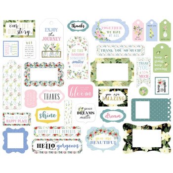 Висічки Carta Bella Frames & Tags Flora No. 4 33/Pkg