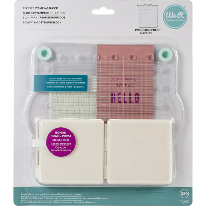 Прес для штампінгу We R Memory Keepers Typeset Stamping Block
