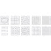 Трафарети We R Memory Keepers Precision Stencils 12/Pkg