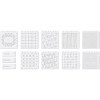 Трафарети We R Memory Keepers Precision Stencils 12/Pkg