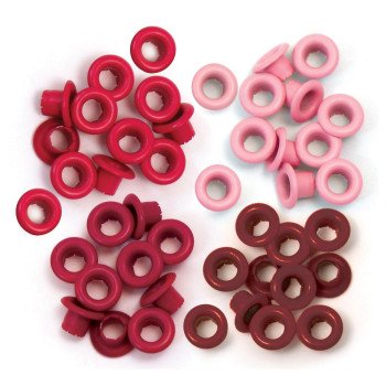 Люверси We R Memory Keepers Eyelets Standard Red 60/Pkg