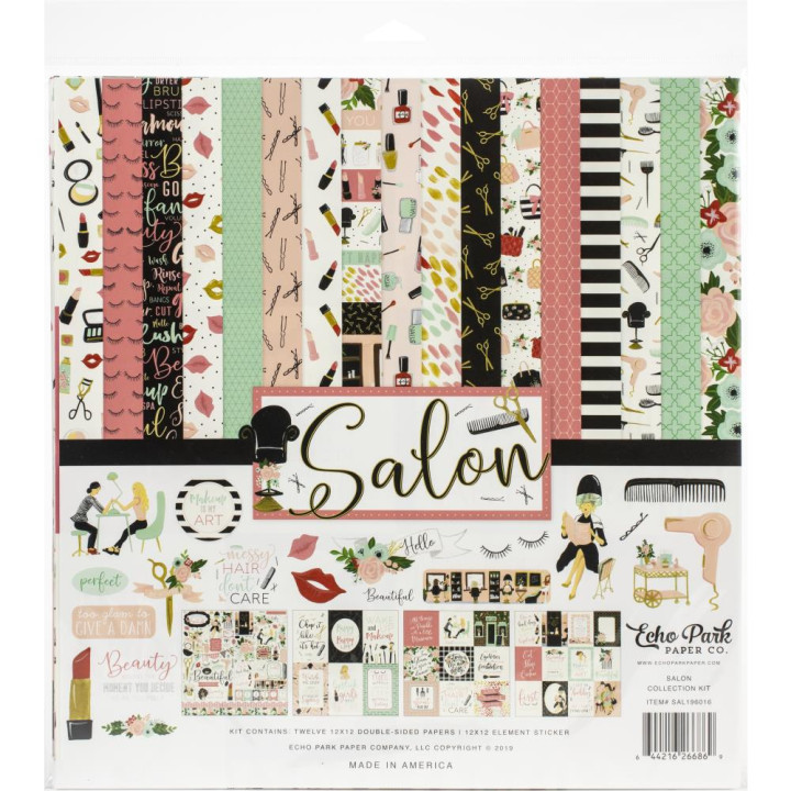 Набір паперу 30*30см Echo Park Salon