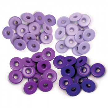 Люверси We R Memory Keepers Eyelets Wide Purple 40/Pkg