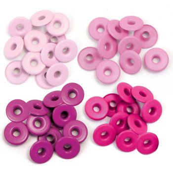 Люверси We R Memory Keepers Eyelets Wide Pink 40/Pkg