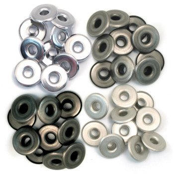 Люверси We R Memory Keepers Eyelets Wide Cool Metal 40/Pkg