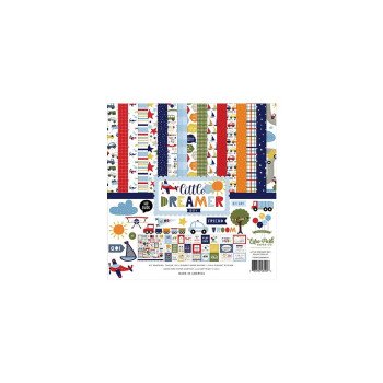 Набір паперу 30*30см Echo Park Little Dreamer Boy 12/Pkg