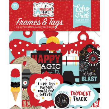 Висічки Echo Park Frames & Tags A Magical Place 33/Pkg